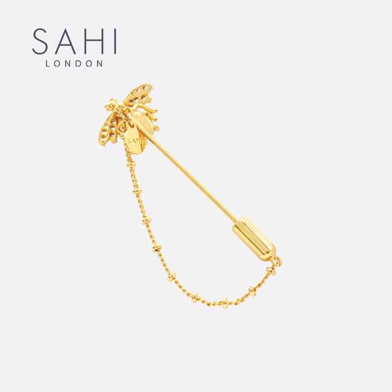 In Blossom Floral Bee Brooch Image4