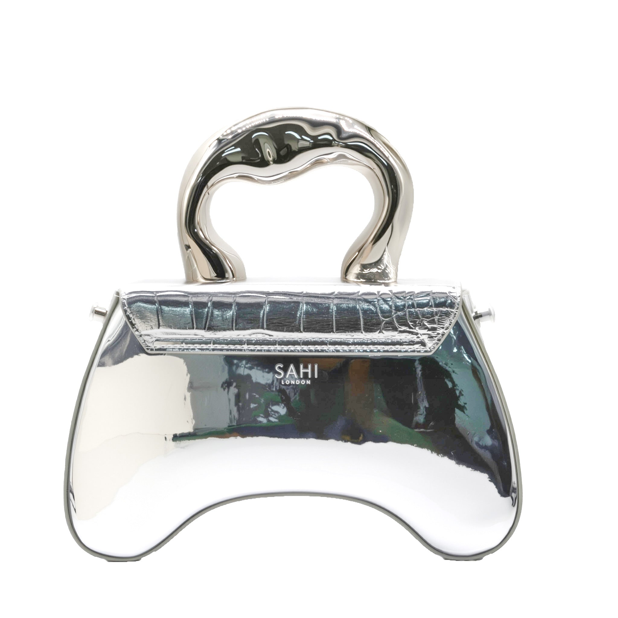 Sahi London Vegan Leather Handbag BGZBM210-SLV