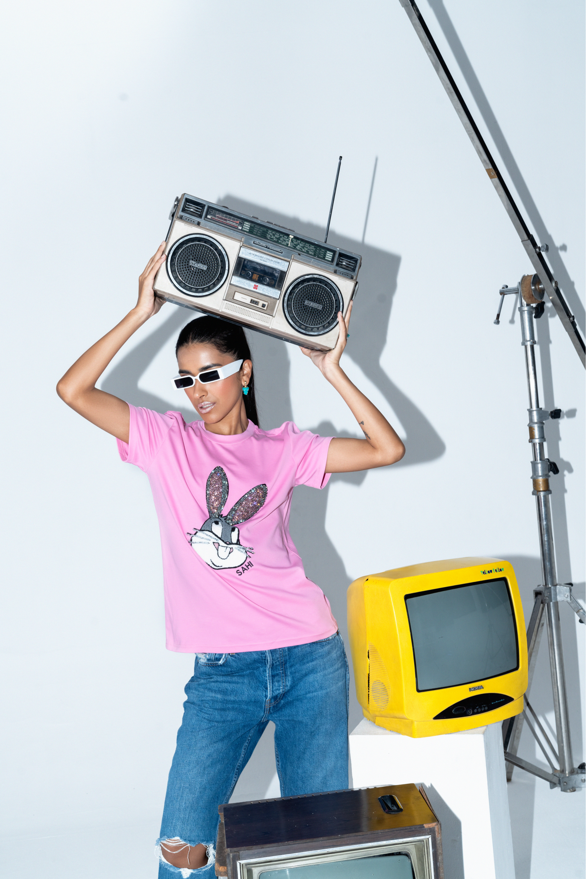 Pop Art Rabbit Unisex T-Shirt