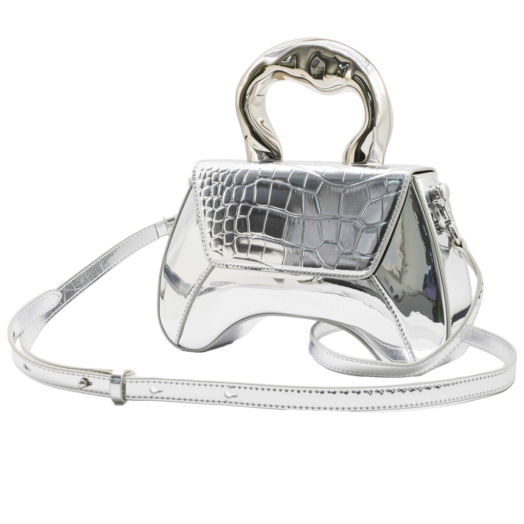 Sahi London Vegan Leather Handbag BGZBM210-SLV