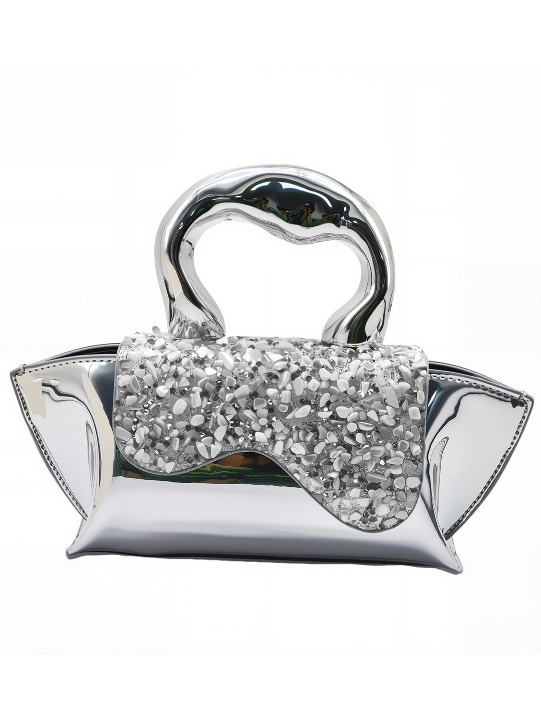 Sahi London BGZBM212-SLV Silver Handbag