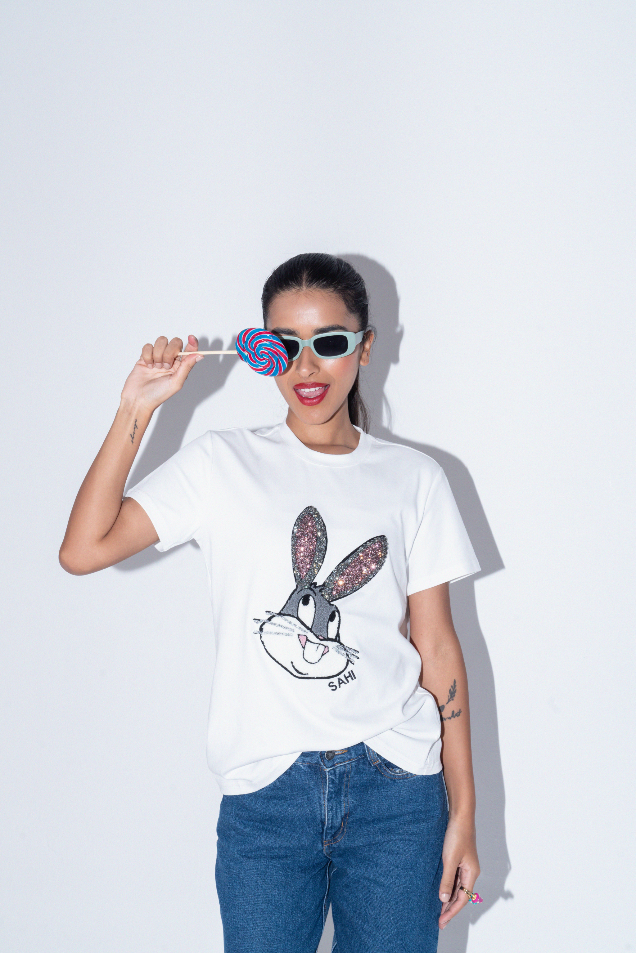 Sahi London Pop Art Rabbit Unisex T-Shirt